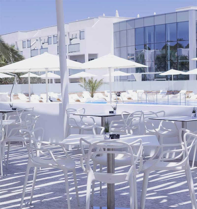 Blanco Hotel Formentera Es Pujols Exterior foto